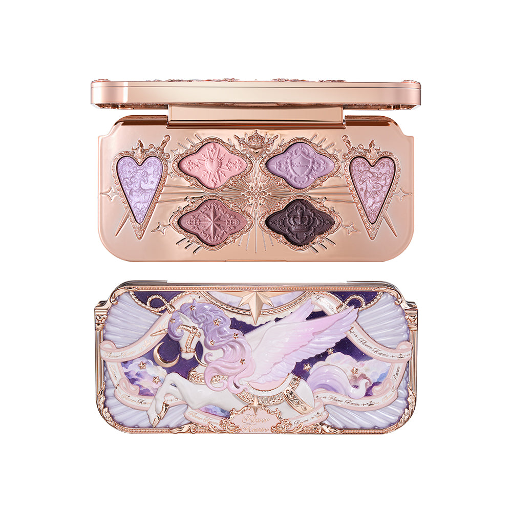 【予約販売／ナイトユニコーンコレクション】６色サテンメイクアップパレット＜3色＞